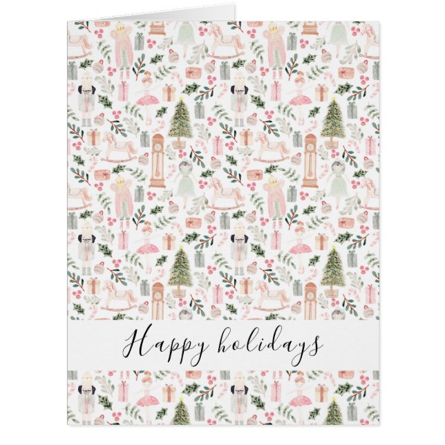 The nutcracker Christmas holiday Cards (Front)