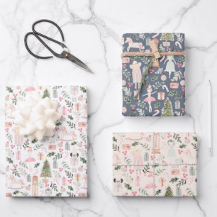 The nutcracker Christmas holiday Wrapping Paper Sheets