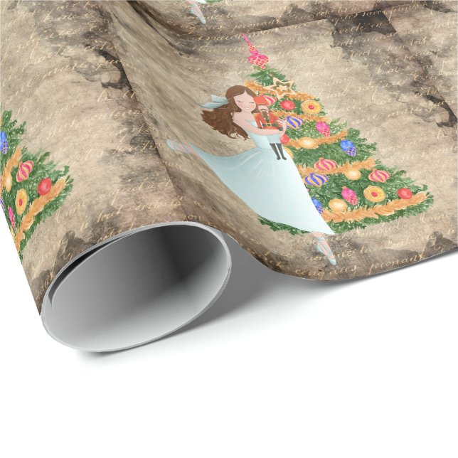 The Nutcracker Clara Act I Christmas Eve Wrapping Paper (Roll Corner)