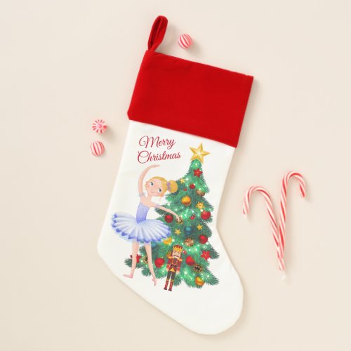 The Nutcracker Clara and The Nutcracker Holiday Christmas Stocking