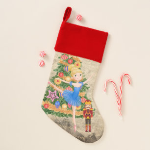 The Nutcracker Clara Ballet Holiday  Christmas Stocking