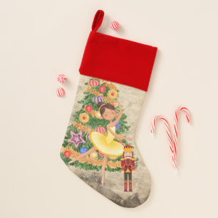 The Nutcracker Clara Ballet Holiday Christmas Stocking