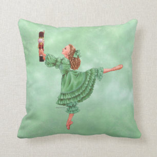 The Nutcracker Clara Pillow Green