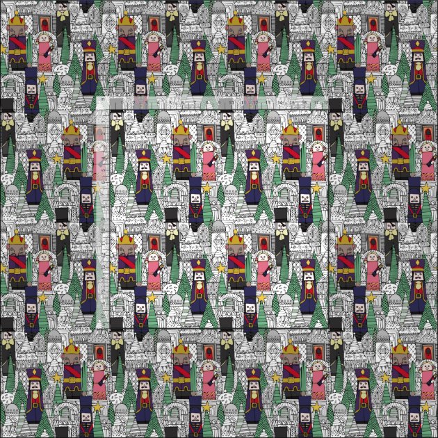 The Nutcracker Fabric | Zazzle