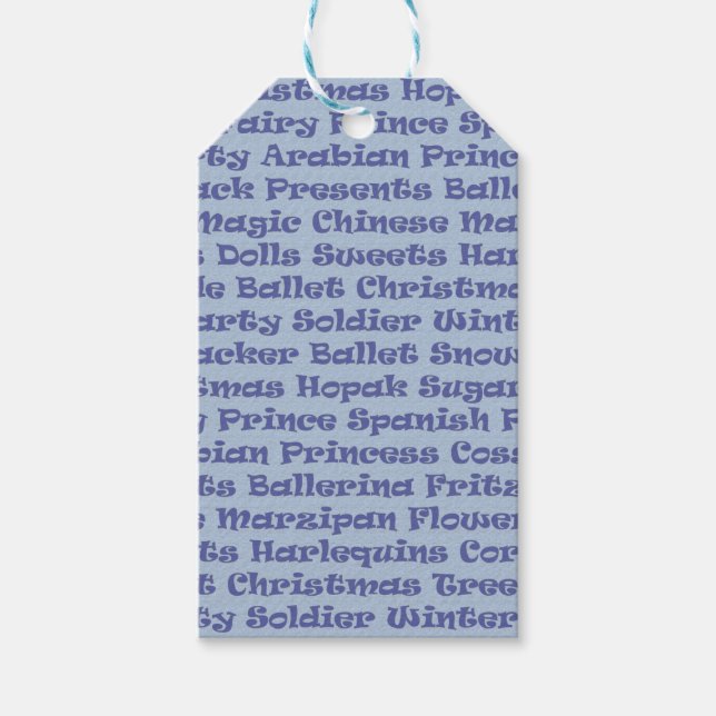 The Nutcracker Gift Tags (Front)