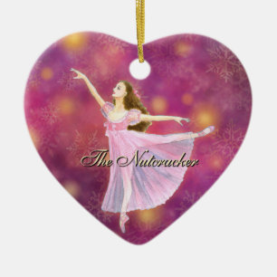 The Nutcracker Heart Ornament with Clara