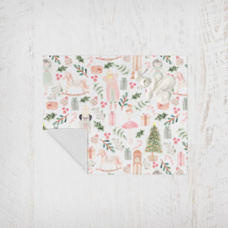 The Nutcracker Holiday Watercolor Fleece Blanket