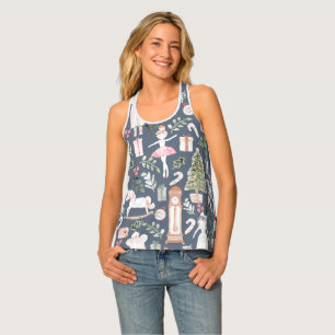 The Nutcracker modern watercolor Tank Top