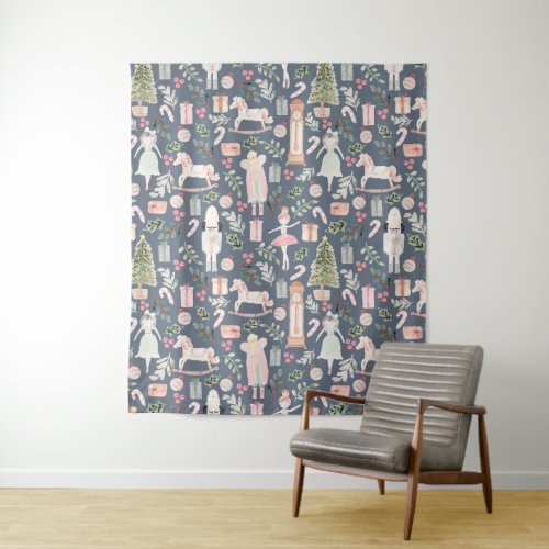 The Nutcracker modern watercolor Tapestry