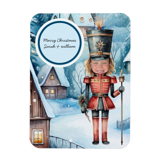 The Nutcracker “replace the face” Christmas  Magnet (Vertical)