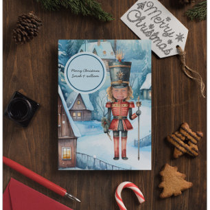 The Nutcracker “replace the face” Christmas Postcard