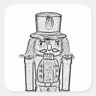 The Nutcracker Square Sticker
