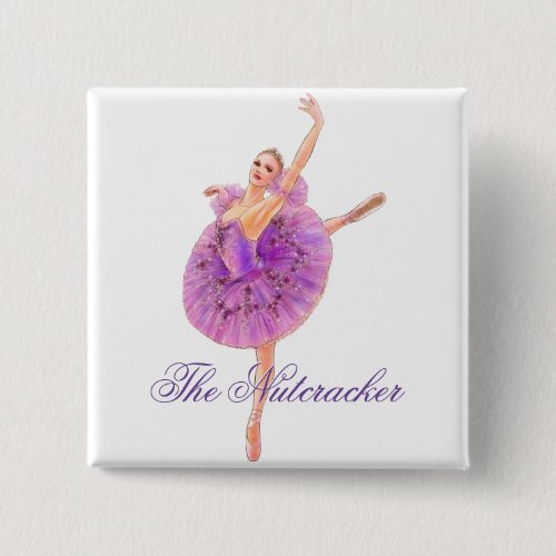 The Nutcracker Sugar Plum Fairy Button