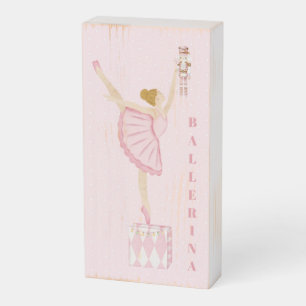 The Nutcracker Suite Ballerina Wooden Box Sign