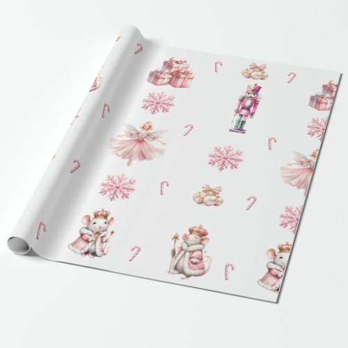 The Nutcracker Suite Christmas Ballet Dance  Wrapping Paper