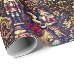 The Nutcracker Suite Marie Mouse King Wrapping Paper