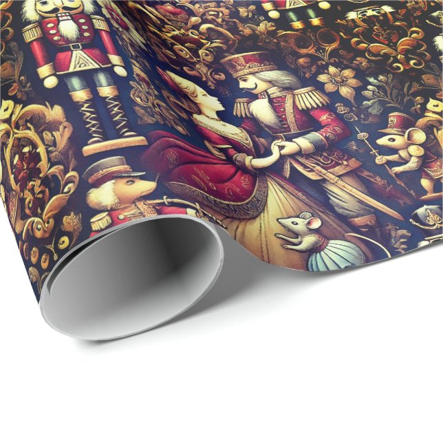 The Nutcracker Suite Marie Mouse King Wrapping Paper (Roll Corner)