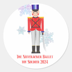The Nutcracker Toy Soldier 2024 Classic Round Sticker