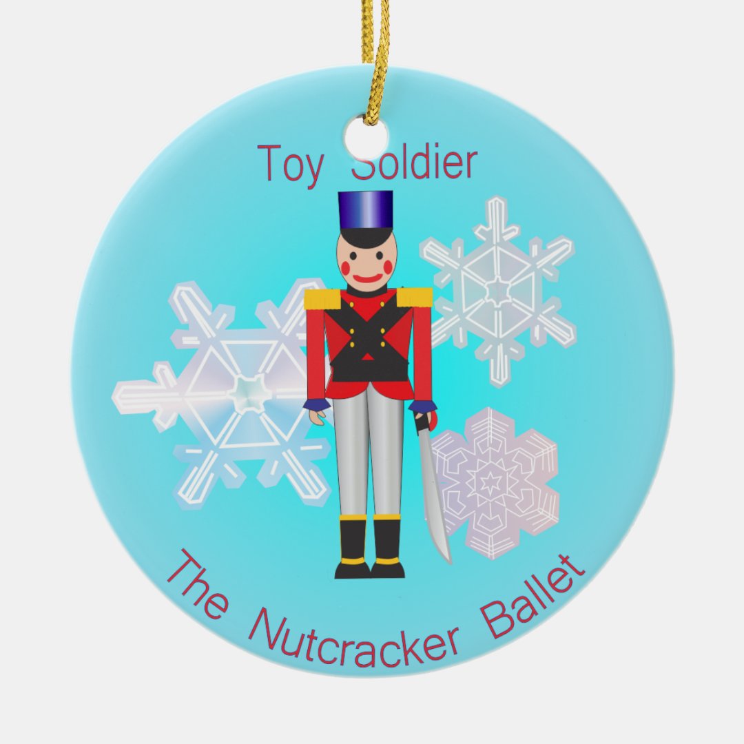 The Nutcracker Toy Soldier Ceramic Ornament Zazzle