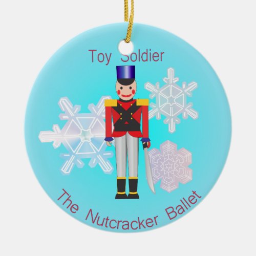 The Nutcracker _ Toy Soldier Ceramic Ornament