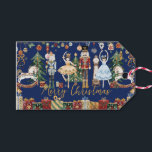The Nutcracker Vintage Christmas  Gift Tags<br><div class="desc">Festive the Nutcracker gift tag.  Double Sided.  Personalize it with your own wording.  
(c) Somerset Fine Paperie</div>