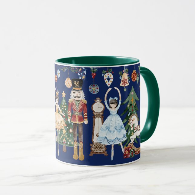The Nutcracker Vintage Christmas  Mug (Front Right)