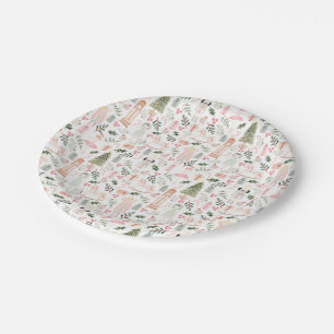 The Nutcracker watercolor holiday Paper Plate