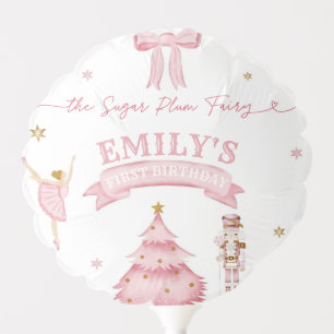 The Nutcracker Winter Onederland 1st Birthday Balloon