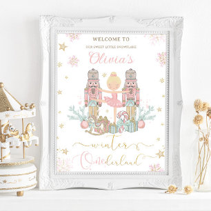 The Nutcracker Winter Onederland 1st Birthday  Poster