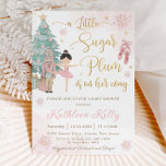 The Nutcracker Winter Wonderland Girl Baby Shower Invitation<br><div class="desc">Personalize this sweet pink winter wonderland baby shower invitation with your party details easily and quickly, simply press the customize it button to further re-arrange and format the style and placement of the text.  Featuring whimsical characters from the Nutcracker in sweet pastel colors. Perfect for welcoming your little sugarplum! Matching...</div>