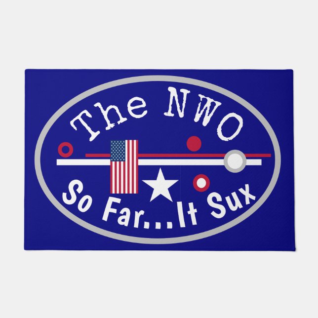 The NWO So Far It Sux  Door Mat (Front)