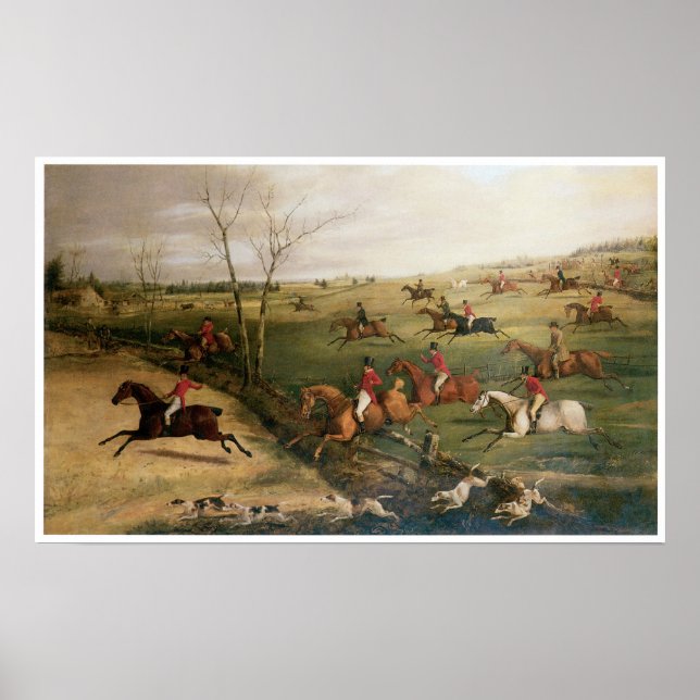 The Oakley Hunt, Henry Thomas Alken Poster (Front)