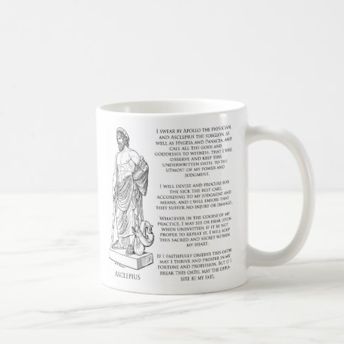 The Oath of Asclepius Hippocrates Coffee Mug