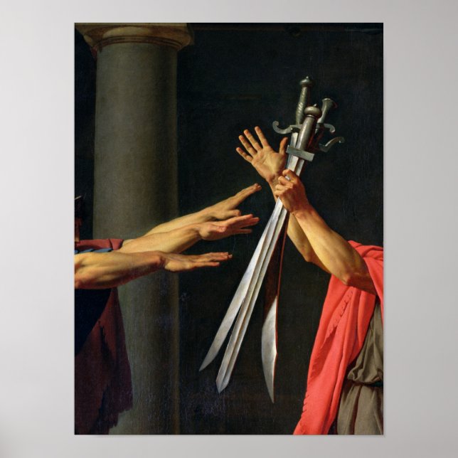 The Oath of Horatii, 1784 Poster (Front)