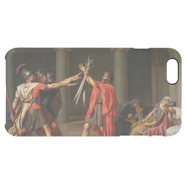 The Oath of Horatii, 1784 Uncommon iPhone Case (Back Horizontal)