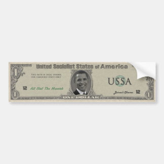 The Obama Dollar Bumper Sticker