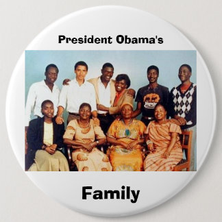 The Obama Family - Customized Button