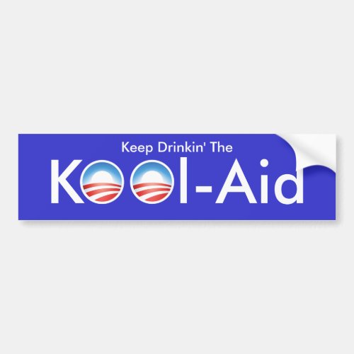 The Obama Kool_Aid Bumper Sticker