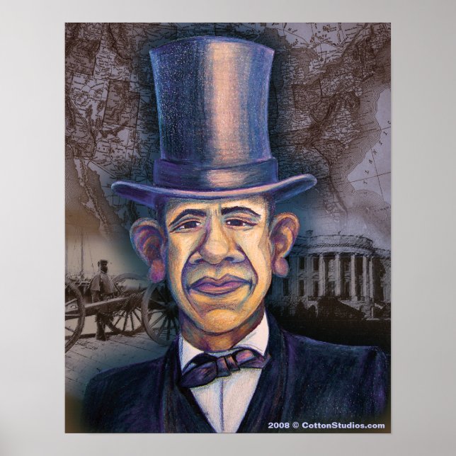The Obama - Lincoln Parallel Poster (Front)