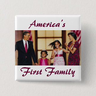 The Obamas: America's 1st Family Button