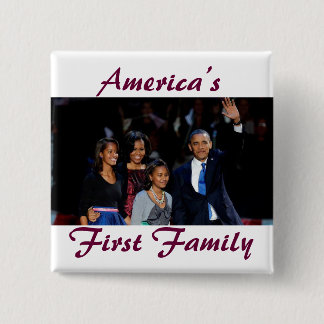 The Obamas: America's 1st Family Button
