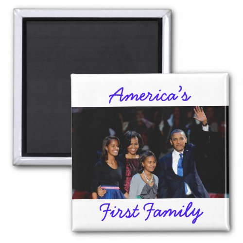 The Obamas Americas 1st Family Magnet