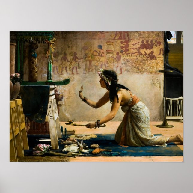 The Obsequies of an Egyptian Cat, 1886 Poster (Front)