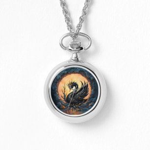 The Obsidian Swan of Moonlit Grace. In the twiligh Watch
