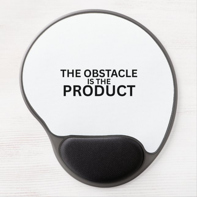 The Obstacle Is The Product Ergonomic Mouse Pad (Front)