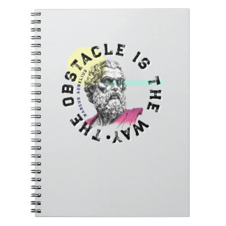 The Obstacle Is The Way – Marcus Aurelius Quote Notebook