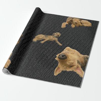 The Obstinate Airedale Wrapping Paper