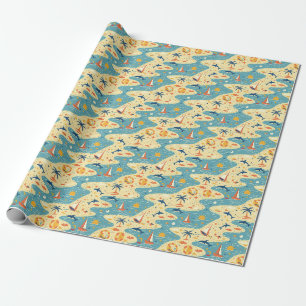 The Ocean Breeze Puts My Mind At Ease Wrapping Paper