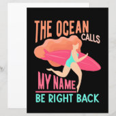 The Ocean Calls Surfer (Front/Back)