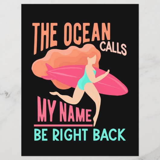 The Ocean Calls Surfer (Front)